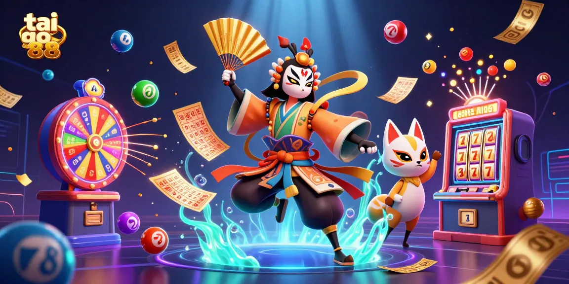 Engage with tai go 88 as loot drops rain down, featuring vibrant slot reels and jackpot animations.