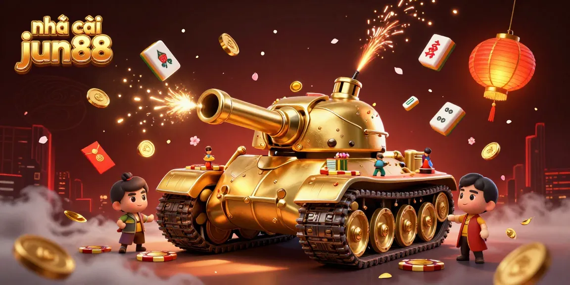 Experience excitement and win big with nhà cái jun88, featuring dynamic casino action illustrated in a vibrant scene.