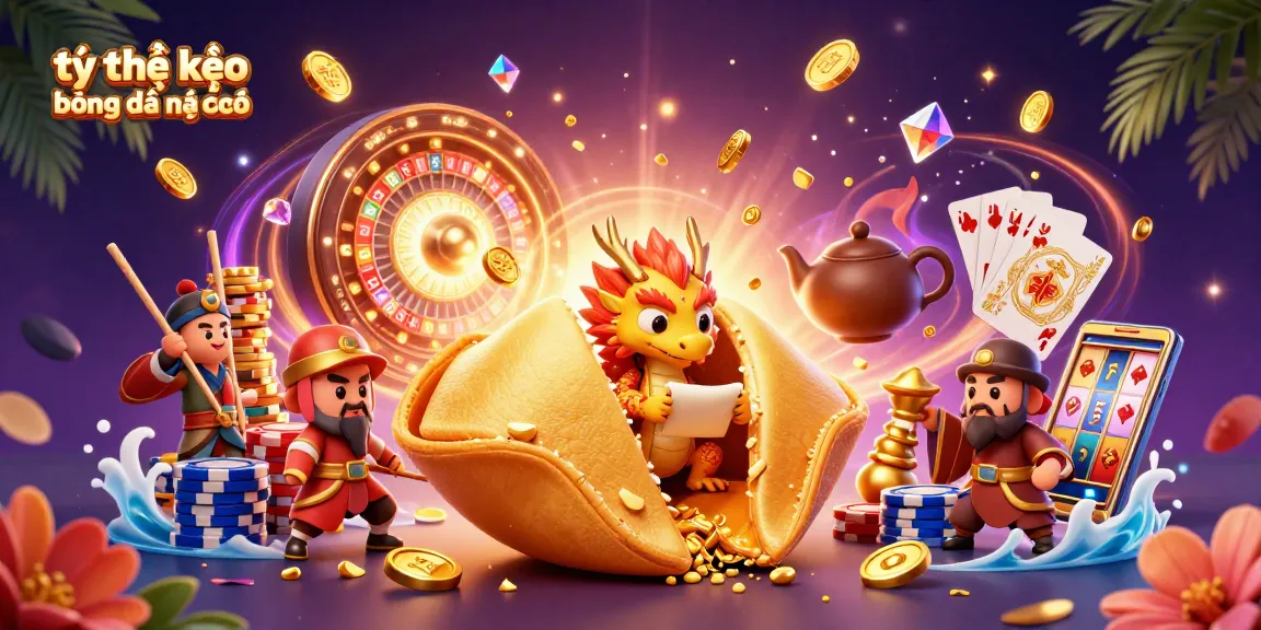 Betting on tỷ lệ kèo bóng đá nhà cái brings excitement and fortune, showcasing dynamic casino elements.