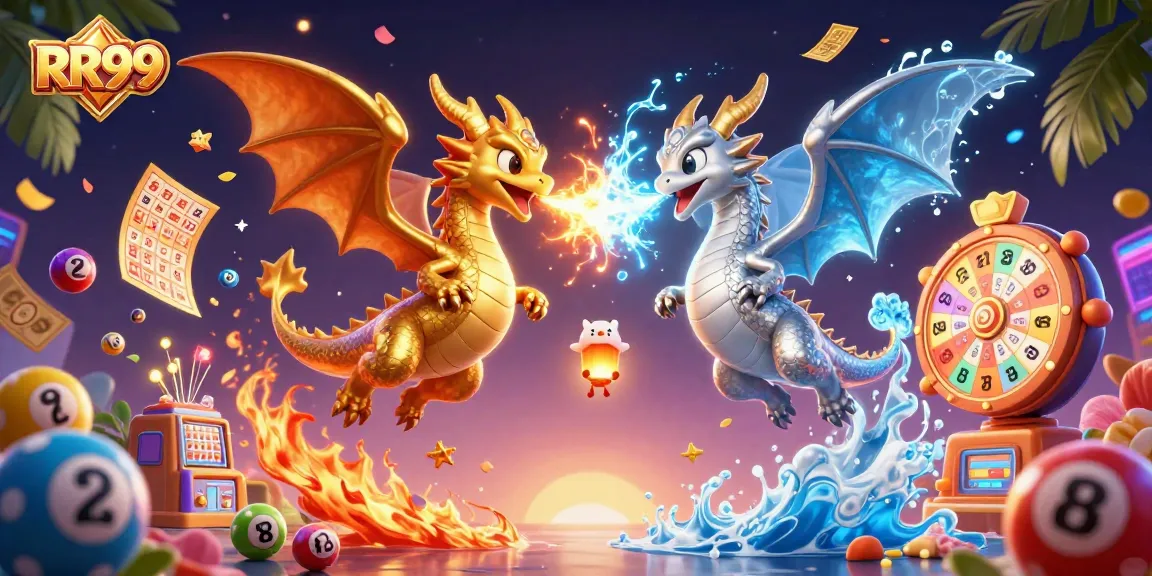 RR99 elevates the gaming experience with dynamic dragons and vibrant casino elements.